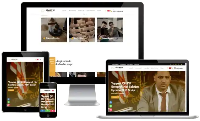 Avukat & Hukuk V1 (Çift Dil Sistemli) ait görsel